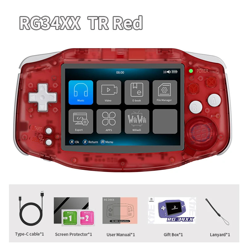 Linux Retro Handheld Console (WiFi, Bluetooth, HD TV Out)