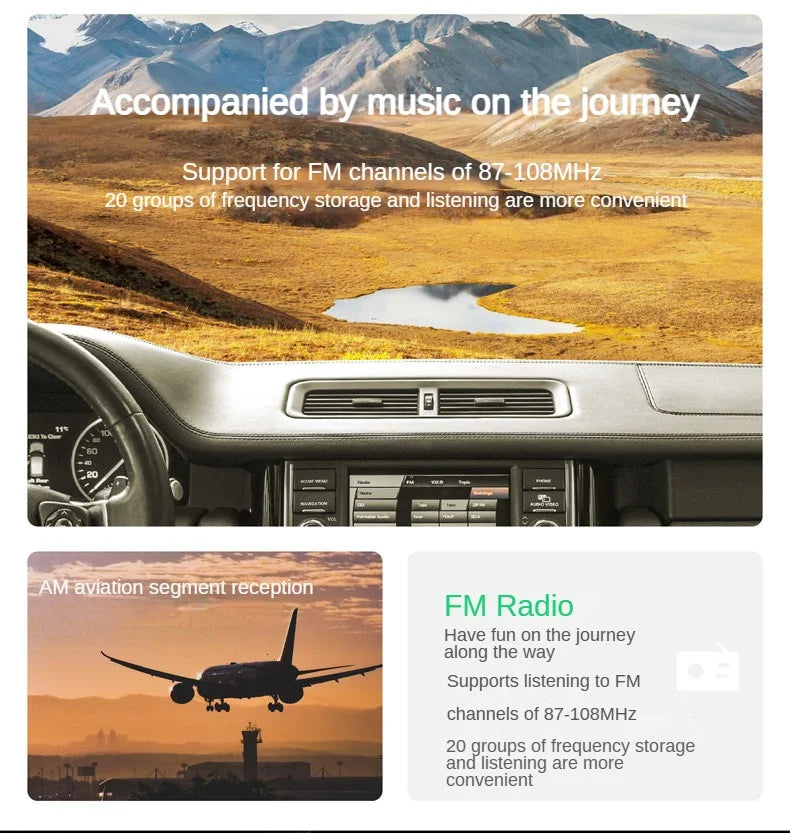 5W Dual-Band Two-Way Radio Walkie Talkie with USB-C Charging and NOAA Weather