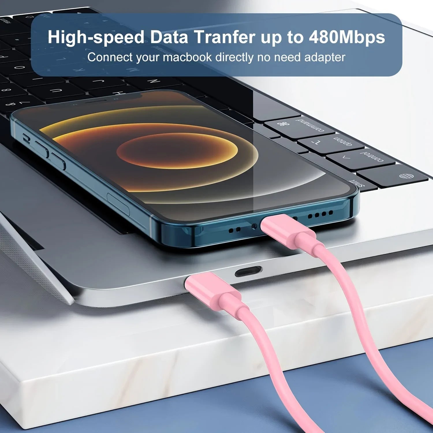 6 Feet Fast Charging Kit for iPhone 14/13/12/11/XS/XR