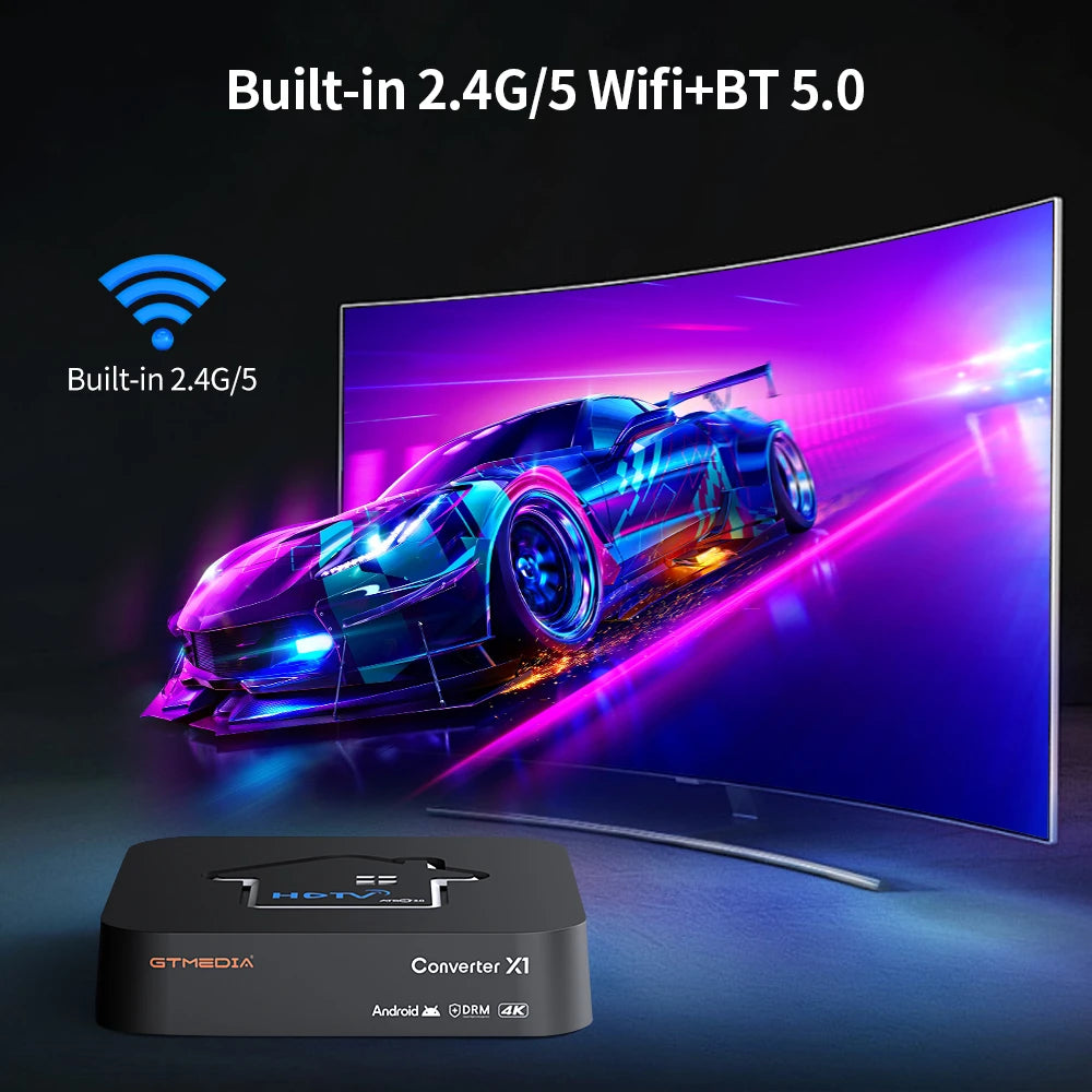 X1 Android TV Box: 4K ATSC 3.0 Tuner with Dual Wi-Fi
