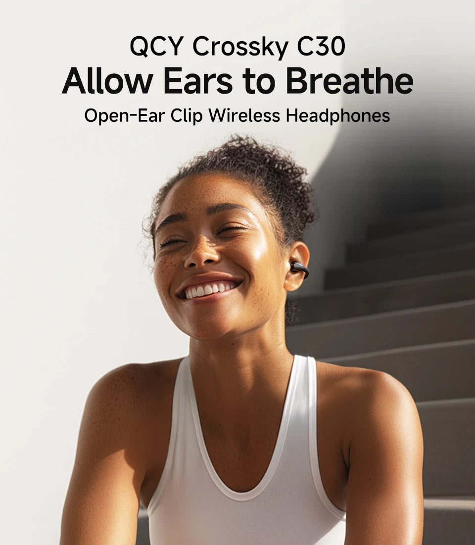 Wireless Ear Clip Earphones: Sport, Open-Ear & Dual-Connect