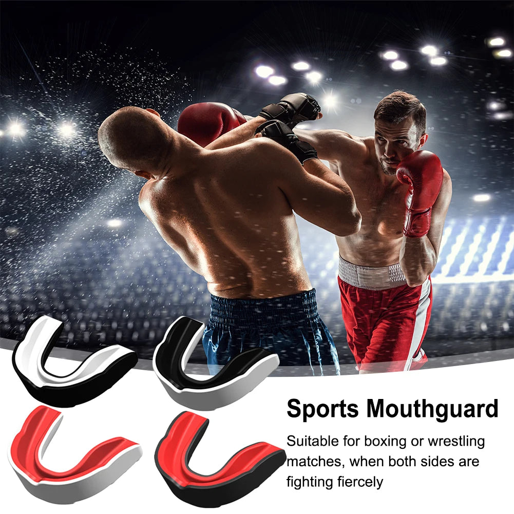 4-Pack Sports Mouthguards for Taekwondo, Boxing & Football
