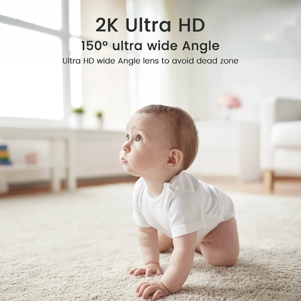 2K Smart Home Camera for Pets/Babies