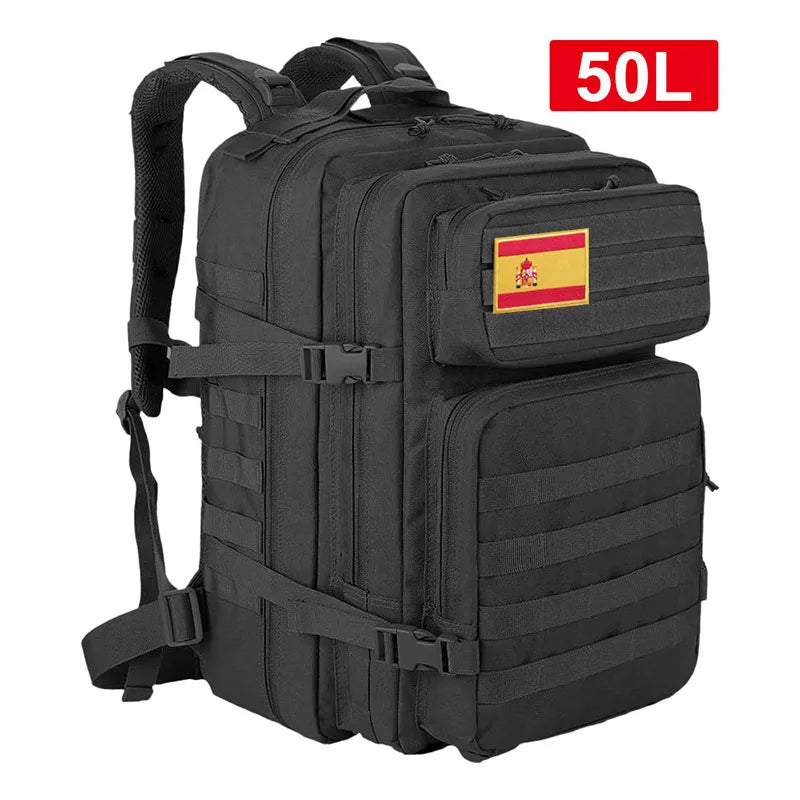 Multi-functional 25L/45L Tactical Backpack: Waterproof & Durable