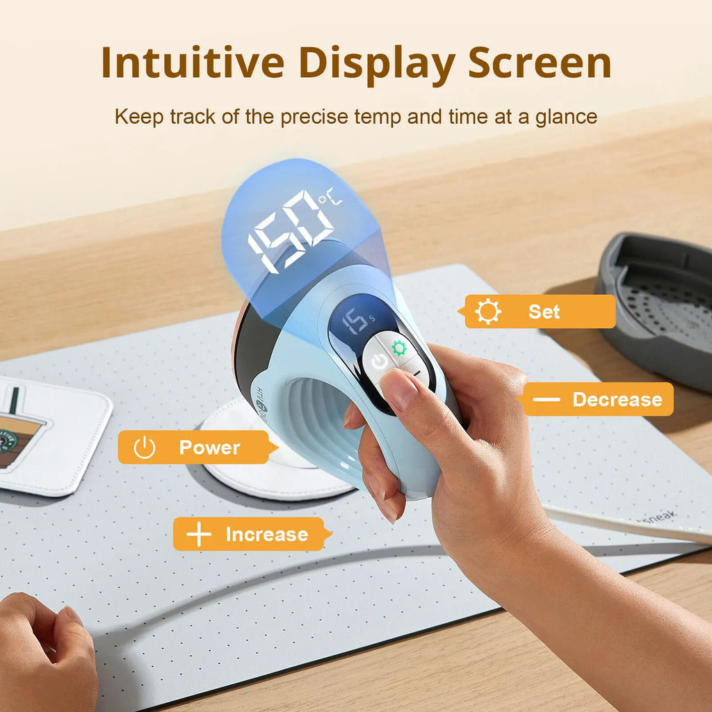 DIY Mini Heat Press for T-shirts, Shoes, Bags, & Hats