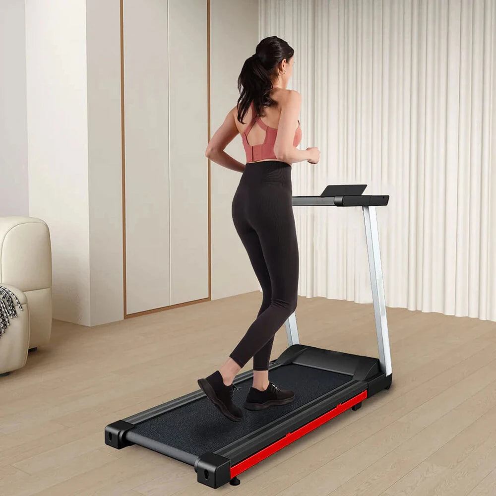 Quiet Portable 3.0 HP Folding Treadmill for Home with App Control, 7.5 MPH, 300 lbs Max