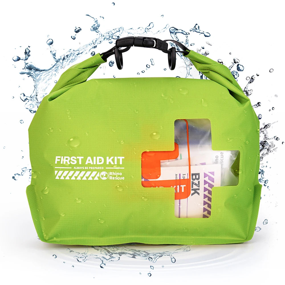 Waterproof First Aid Kit: Emergency Survival Supplies in a Dry Bag for Kayaking, Boating & Outdoor Adventures