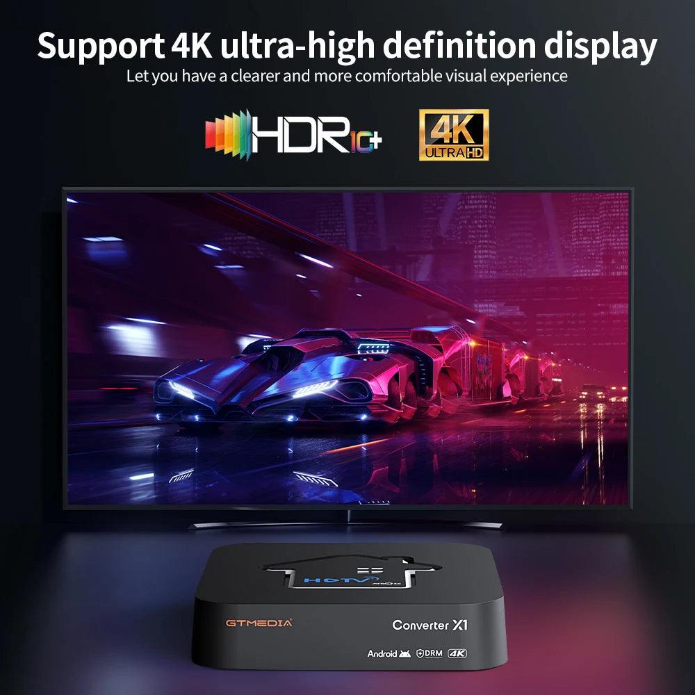X1 Android TV Box: 4K ATSC 3.0 Tuner with Dual Wi-Fi