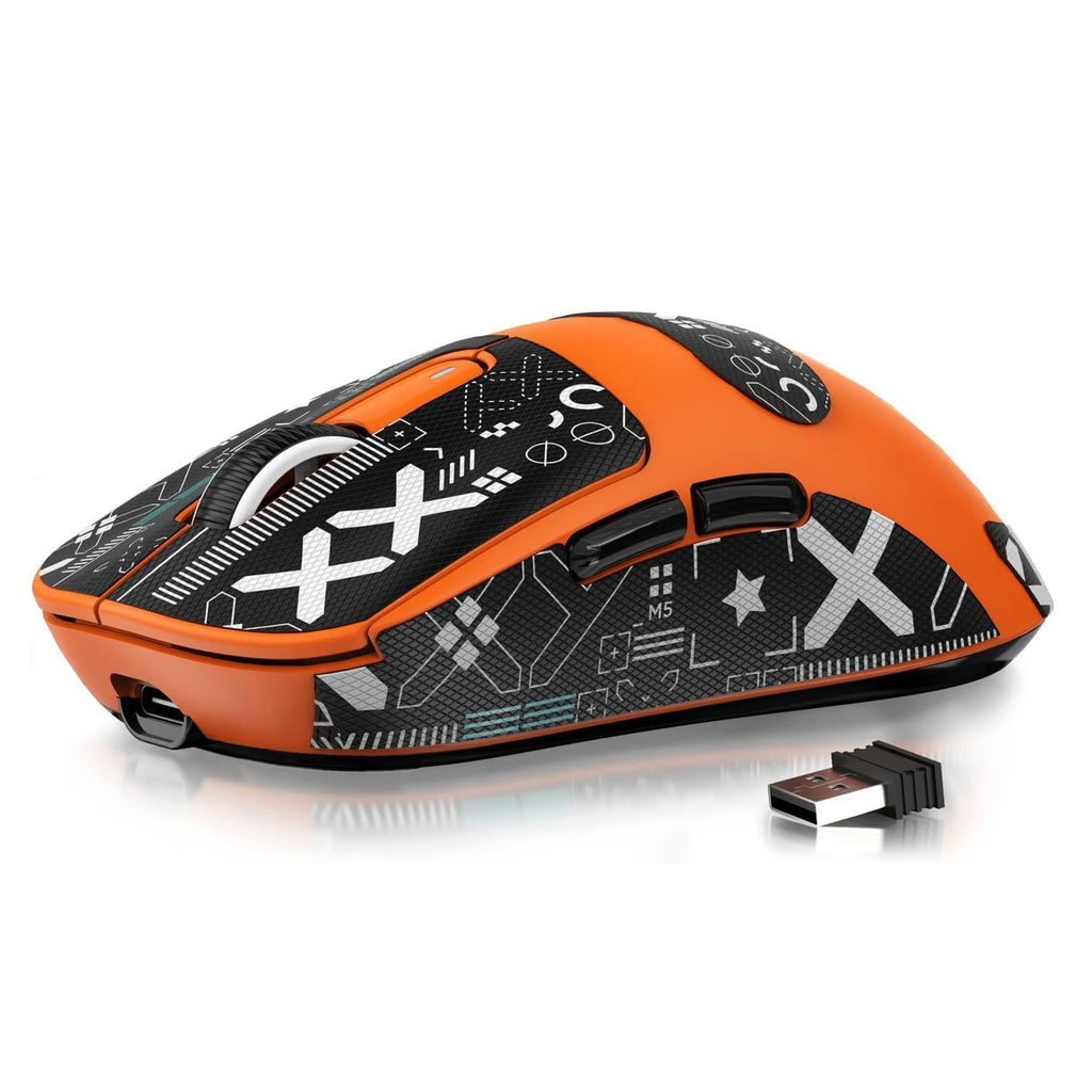 Lightweight Wireless Gaming Mouse with 200/h Battery Life and Programmable Buttons