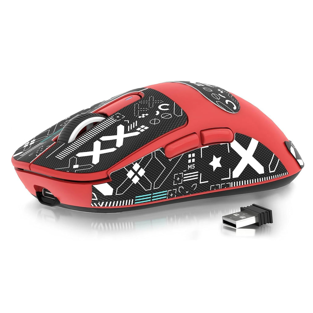 Lightweight Wireless Gaming Mouse with 200/h Battery Life and Programmable Buttons