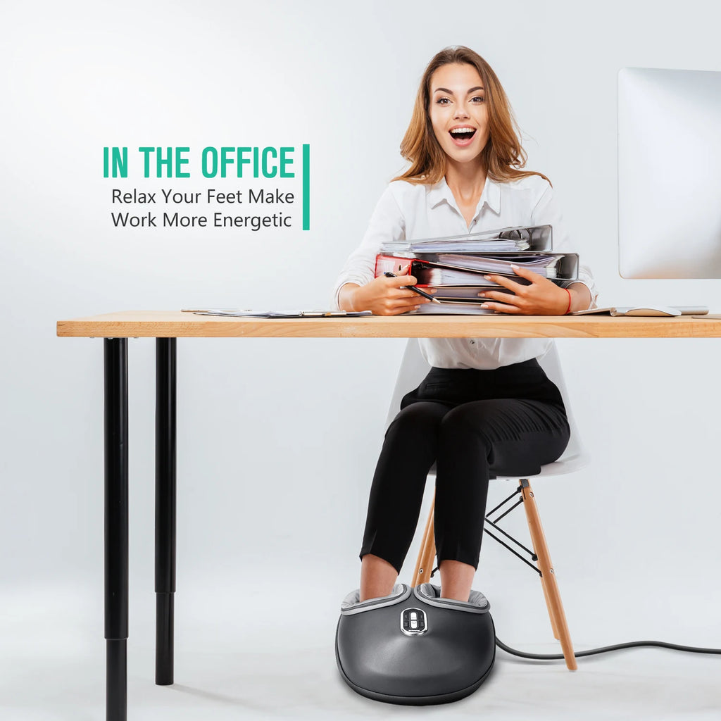 Deep Kneading Foot Massager with Heat & Air Compression