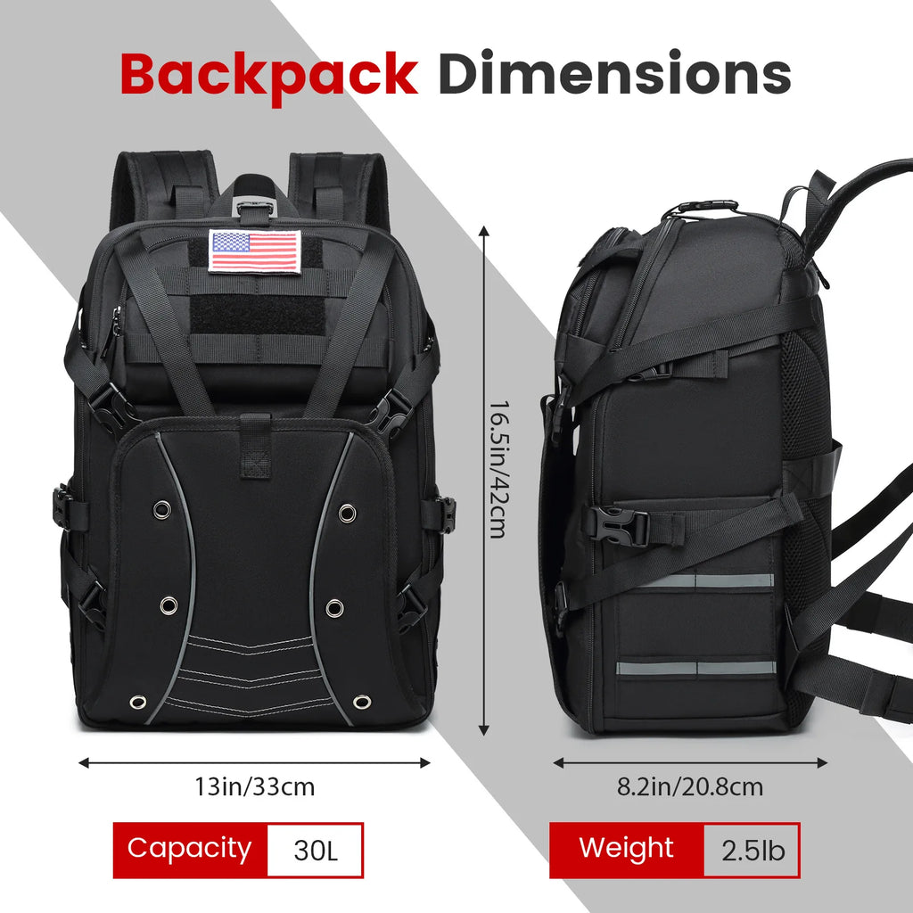 Large Capacity Helmet & Gear Backpack