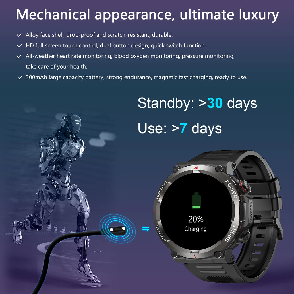 HD Smartwatch for Fitness, Calls & All-Day Wear