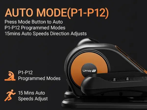 Compact Seated Elliptical for Seniors (Electric & Remote-Controlled)