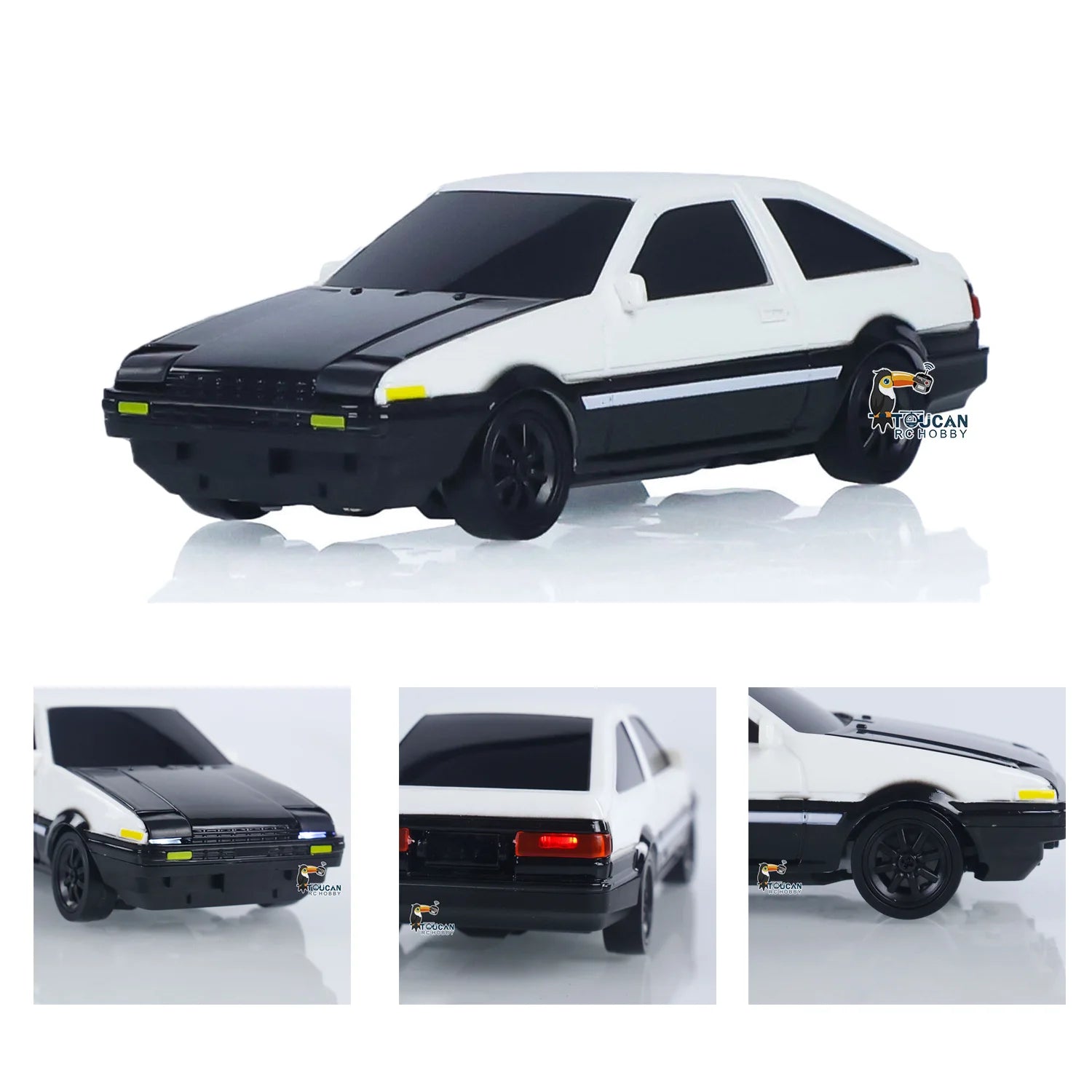 High-Speed 4WD RC Drifting Car (1:43 Scale)
