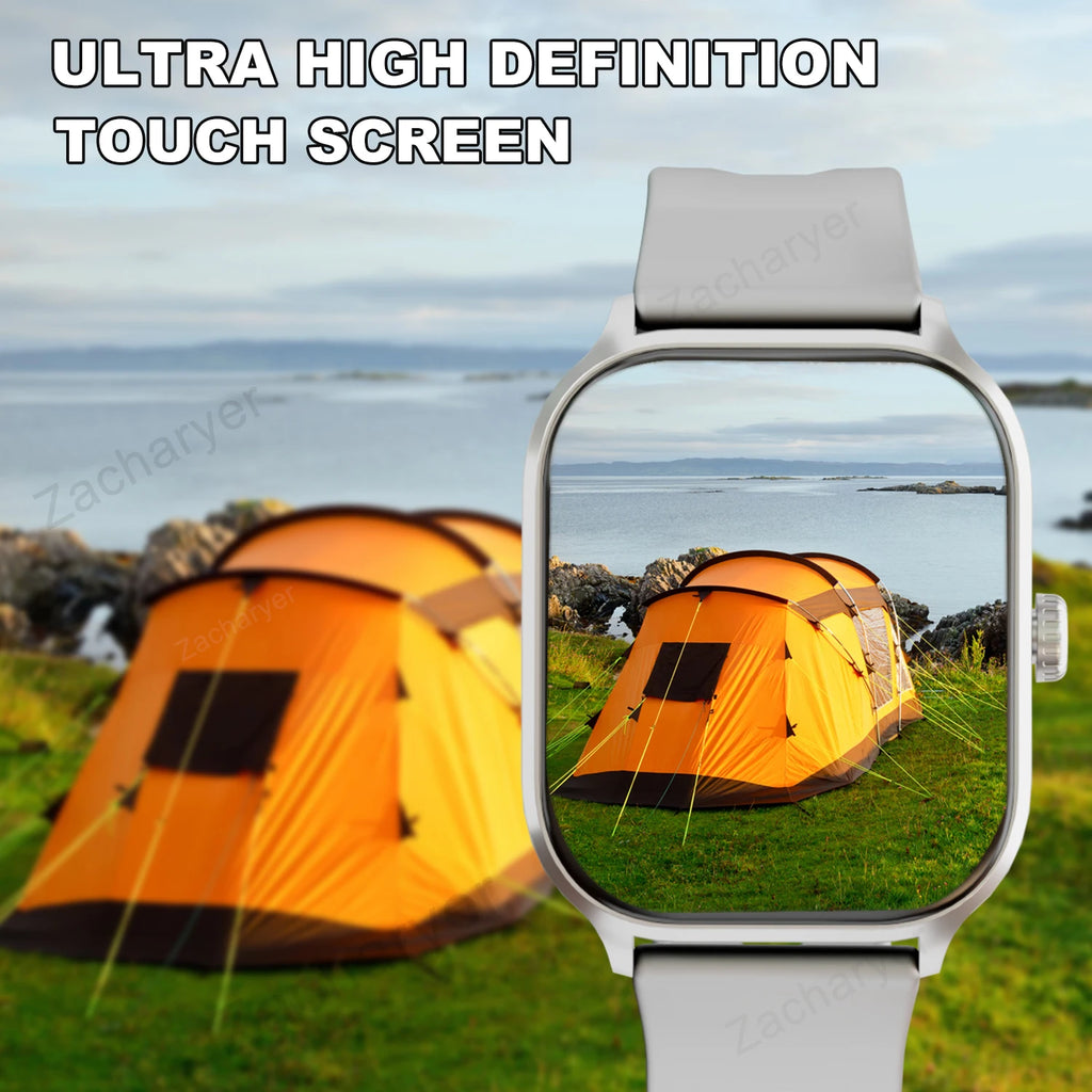 Smartwatch with Call & Multi-Sport Tracking for iPhone/Android