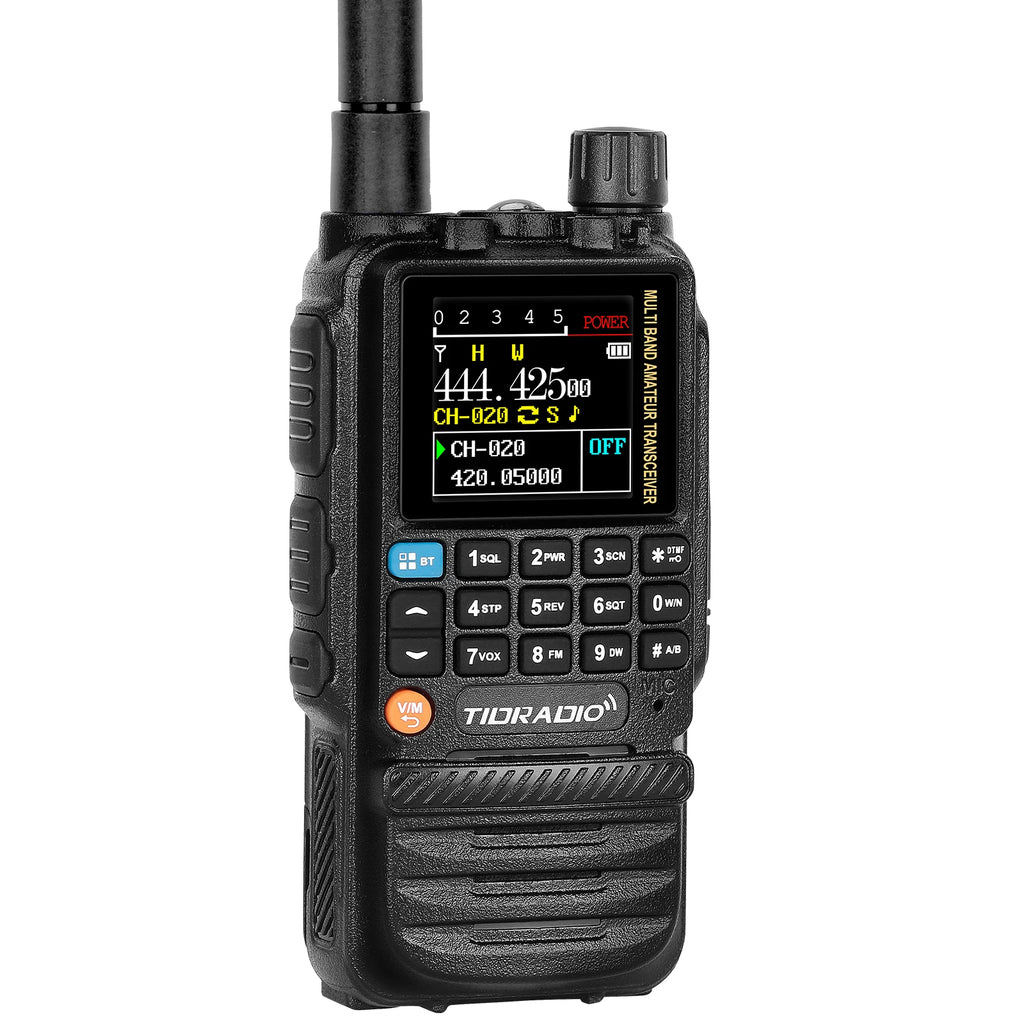 Long-Range Walkie Talkie for HAM & Air Bands with Easy App Programming