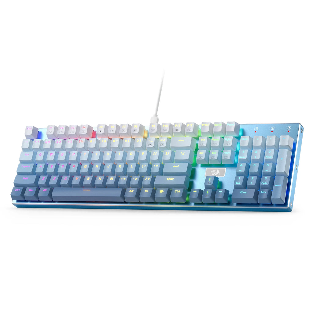 Wired Mechanical Gaming Keyboard with 104 Keys and a Hot-Swap Linear Quiet Red Switch