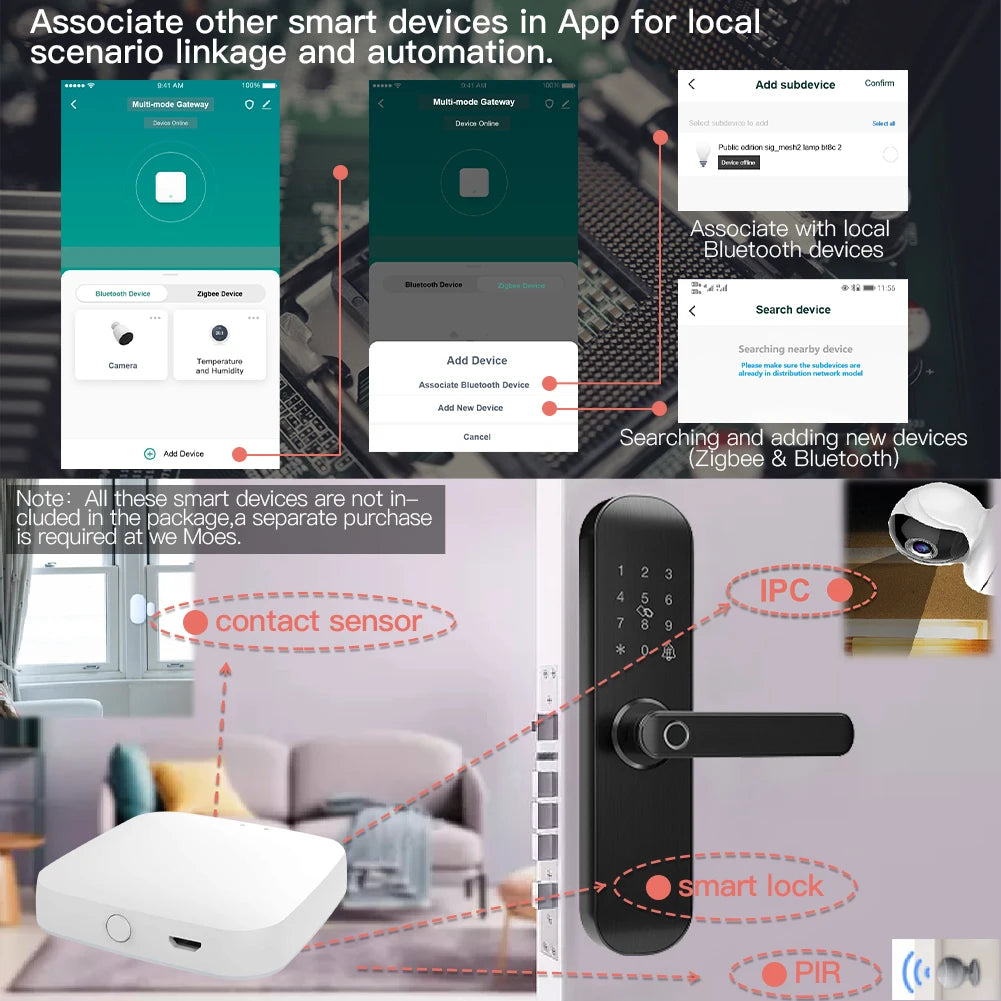 Multi-Mode Smart Hub for Tuya, Alexa & Google Home