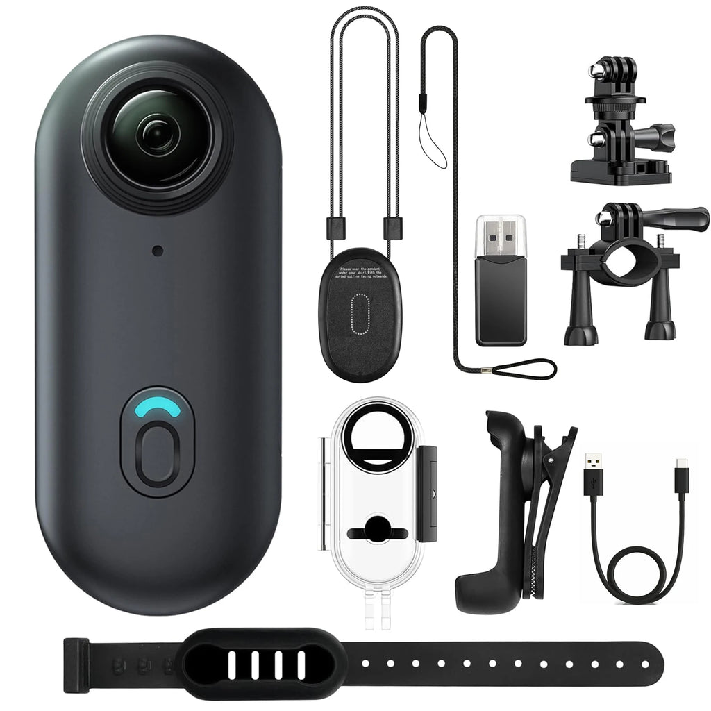 40M Waterproof 4K POV Action/Body Camera with 128GB Storage