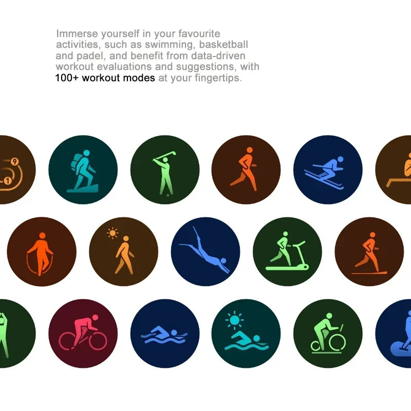 Smartwatch: 14-Day Battery, Pro Sports & Health Tracking