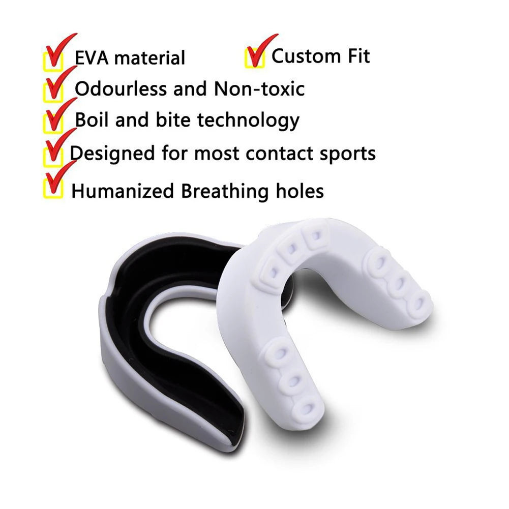 4-Pack Sports Mouthguards for Taekwondo, Boxing & Football