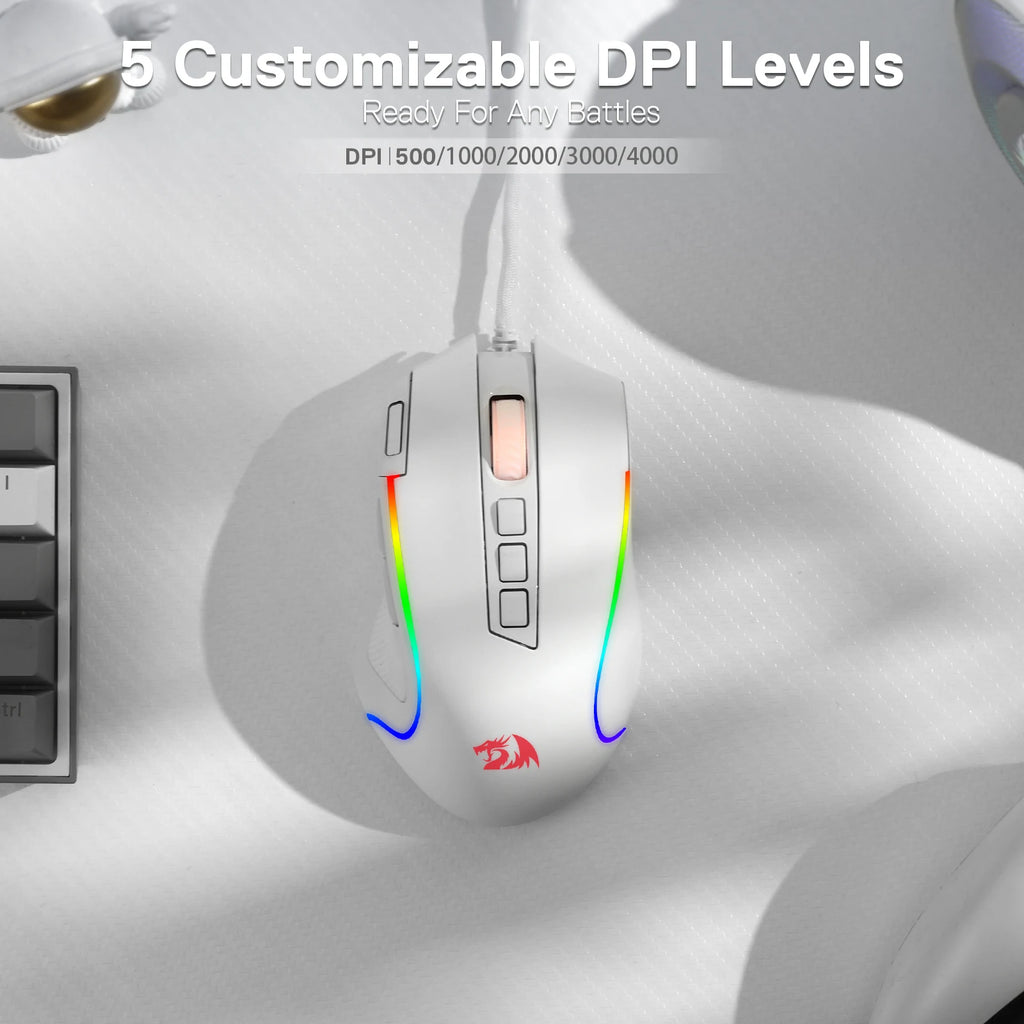 Wired Gaming Mouse with 11 Programmable Buttons