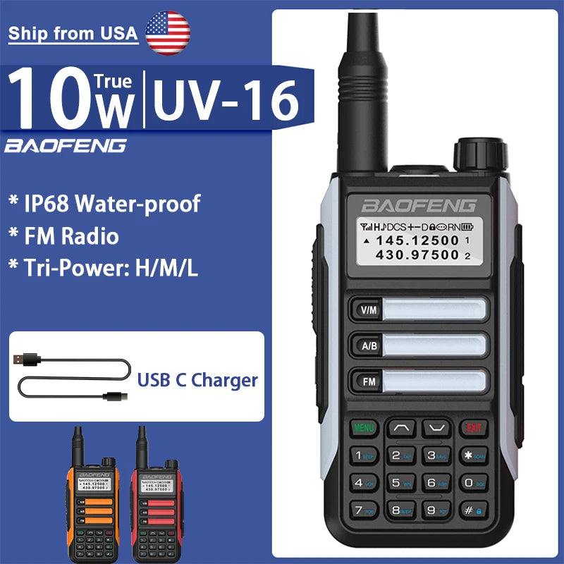 High-Power Dual-Band Two-Way Radio for Long-Range Use