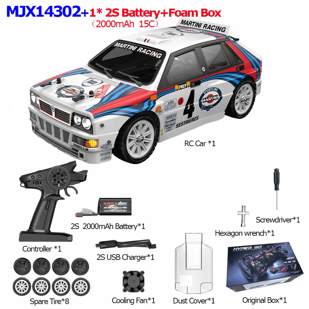 HYPER GO 1/14 RC Car: 55km/h Brushless 4WD Off-Road Truck