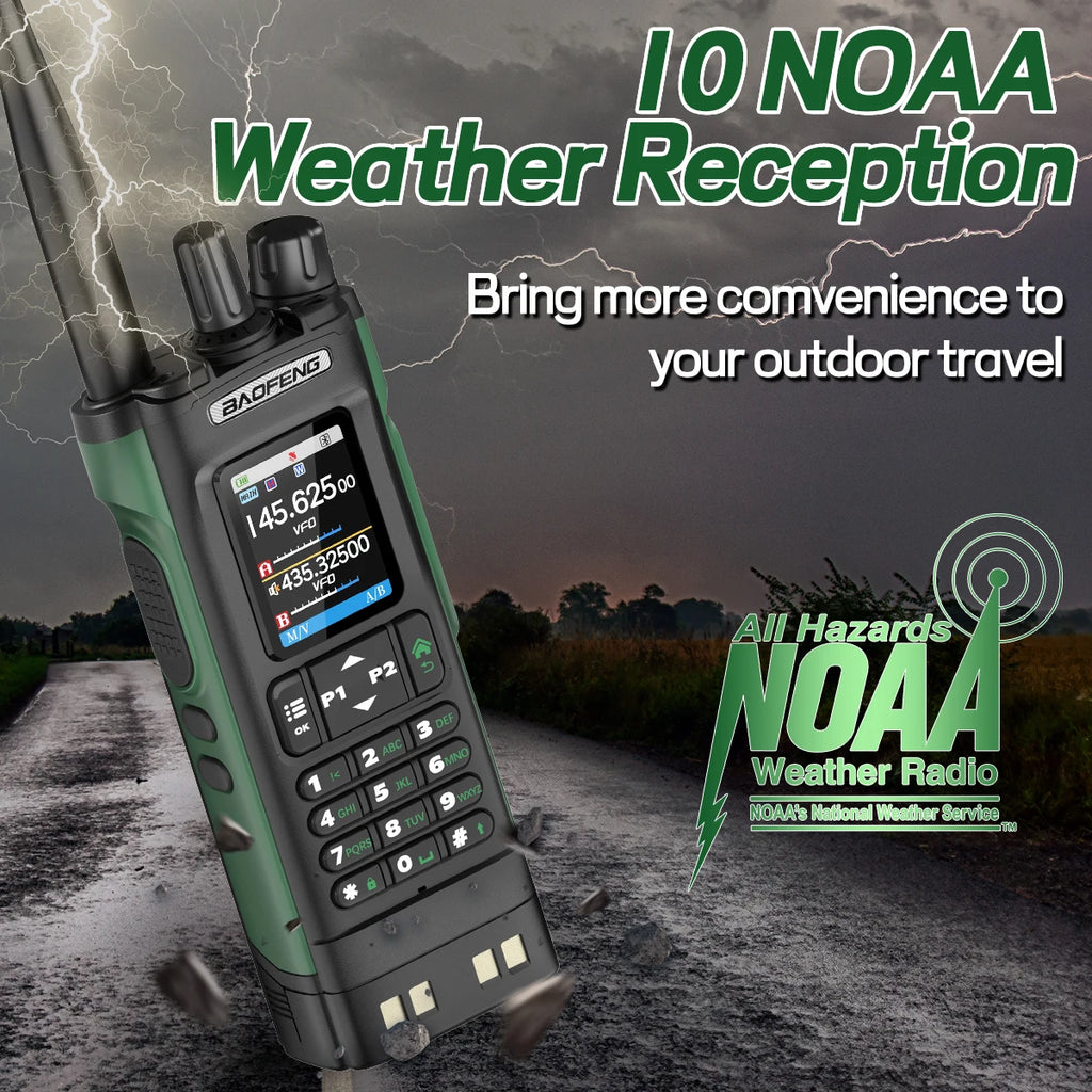 Powerful 10W Ham Radio with GPS, Bluetooth & 2.0" Screen
