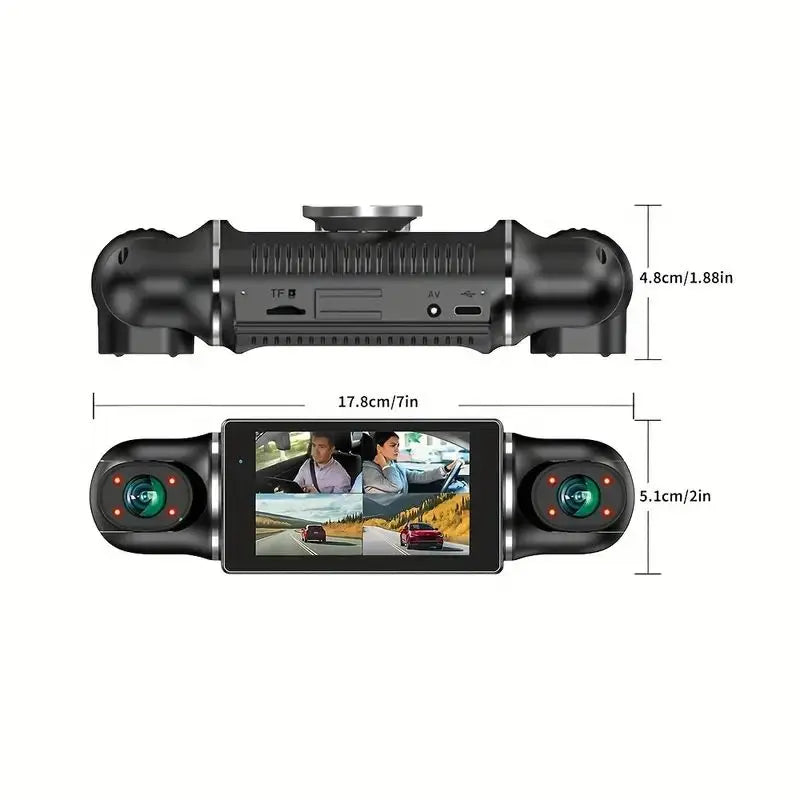 4-Channel Dash Cam with 24/7 Parking Surveillance