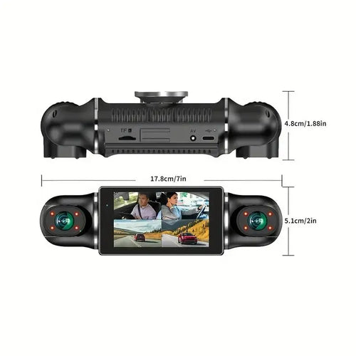 4-Channel Dash Cam with 24/7 Parking Surveillance