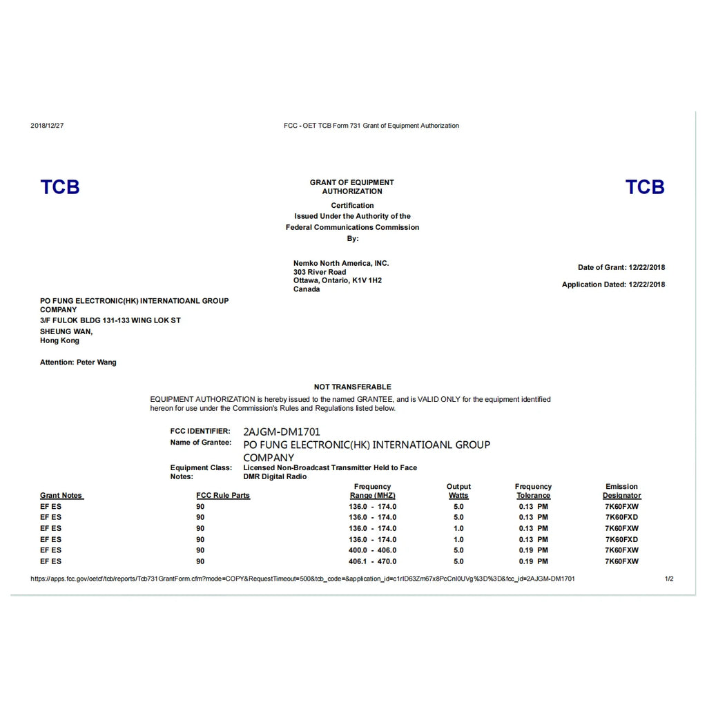 GPS Dual-Band Walkie Talkie (Analog & Digital)