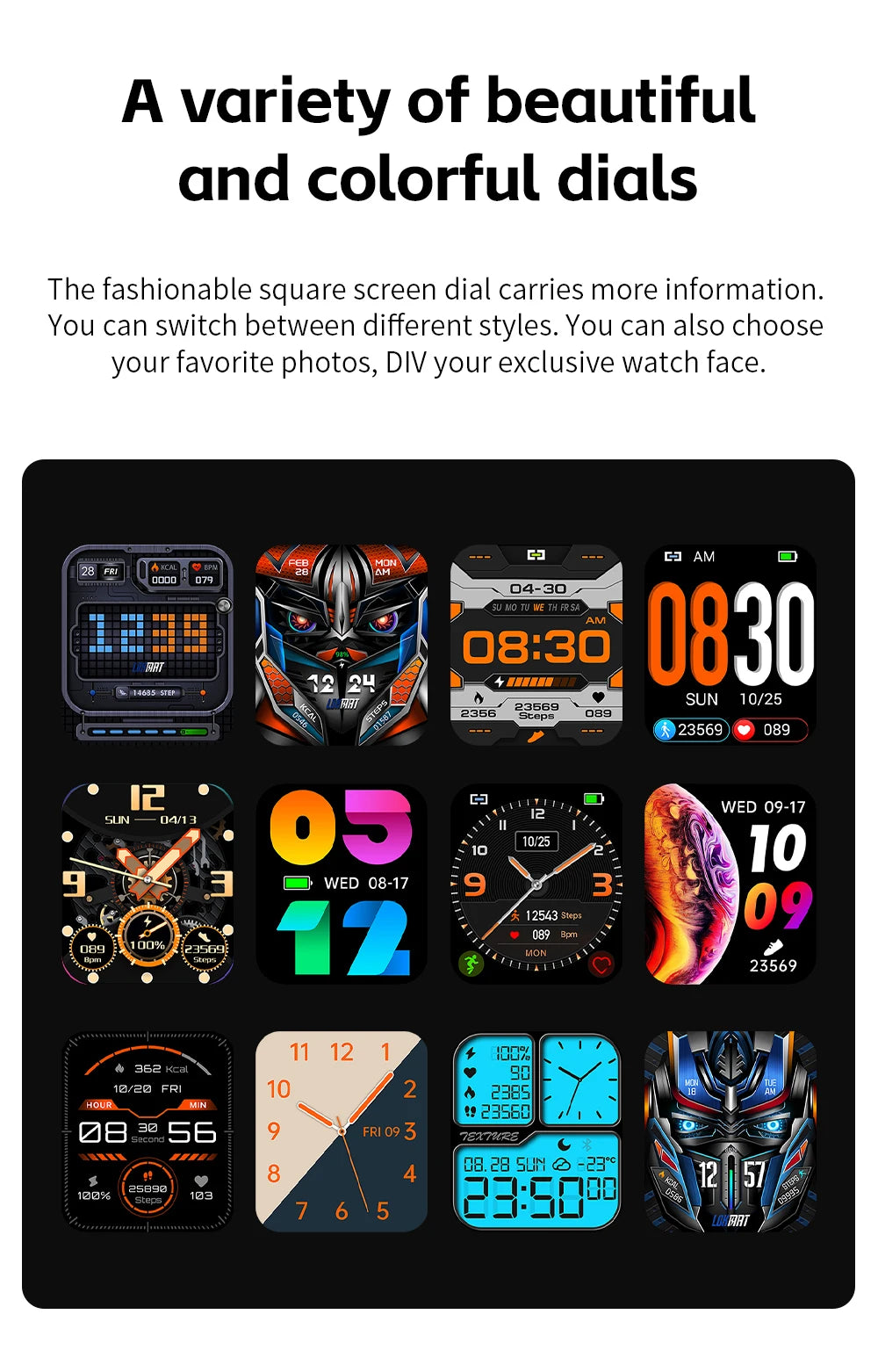 Pro Sport Smartwatch: Waterproof, Rugged, Fitness & Heart Rate Tracker