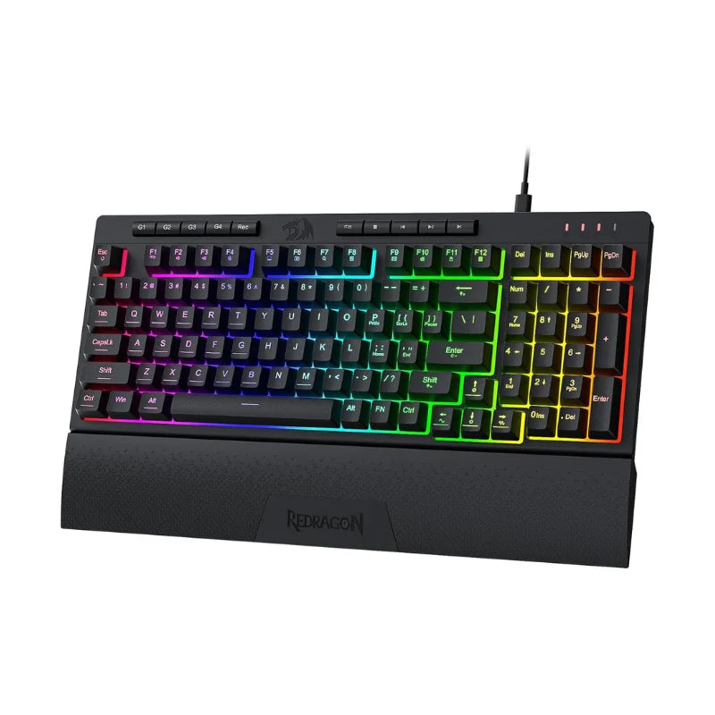 Wired Gaming Keyboard with Detachable Wrist Rest