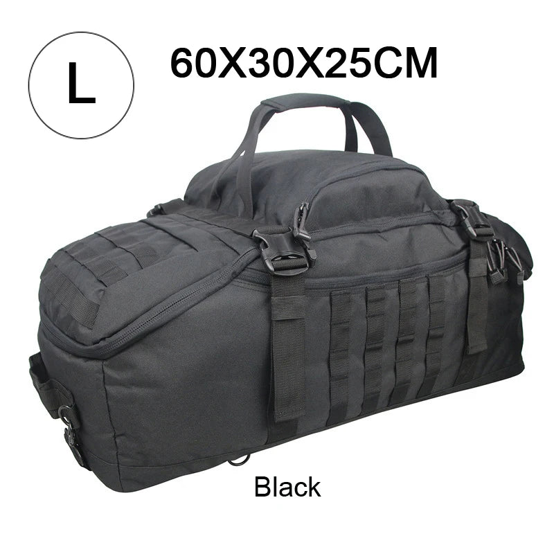 Tactical Duffle Bag (30L-80L): Ideal for Gym, Travel & Outdoors