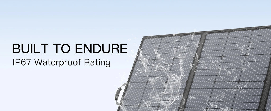 Lightweight & Foldable Solar Panel for Outdoor Power with 110W/220W/400W