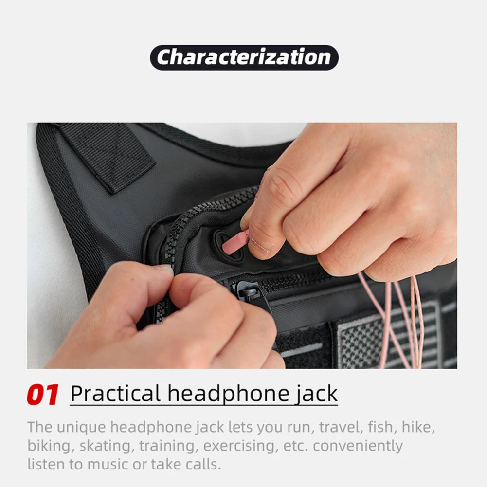 Large Capacity Reflective Running Vest for Men & Women