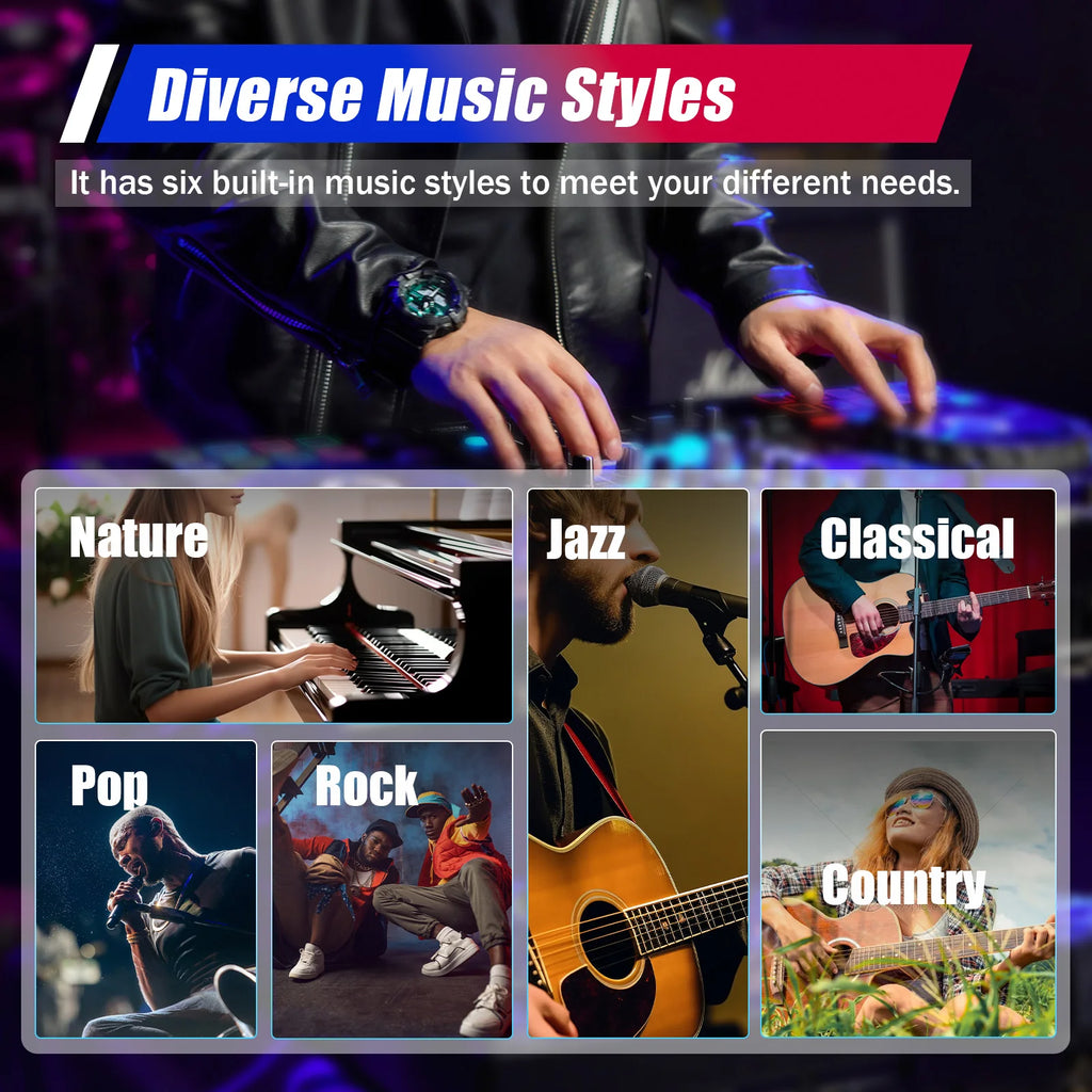 Professional 7/8-Channel Mixer: Bluetooth, USB Recording & XLR Mic Input