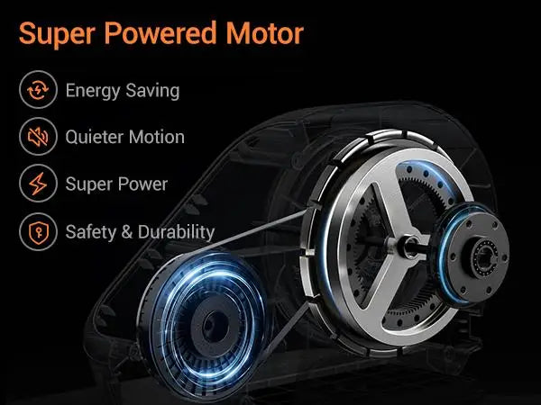 Compact Seated Elliptical for Seniors (Electric & Remote-Controlled)