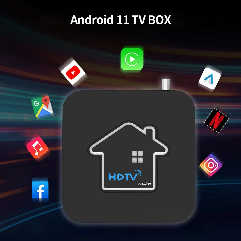 X1 Android TV Box: 4K ATSC 3.0 Tuner with Dual Wi-Fi