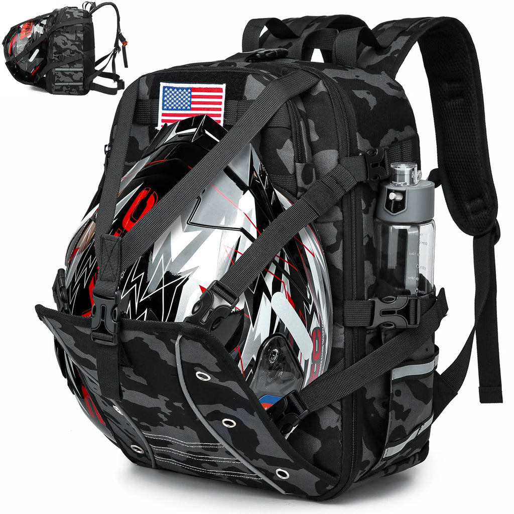 Large Capacity Helmet & Gear Backpack