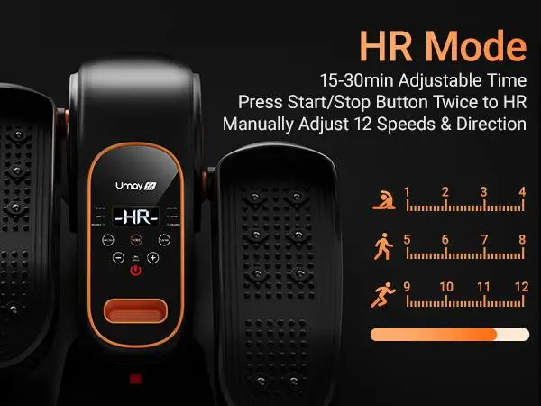 Compact Seated Elliptical for Seniors (Electric & Remote-Controlled)