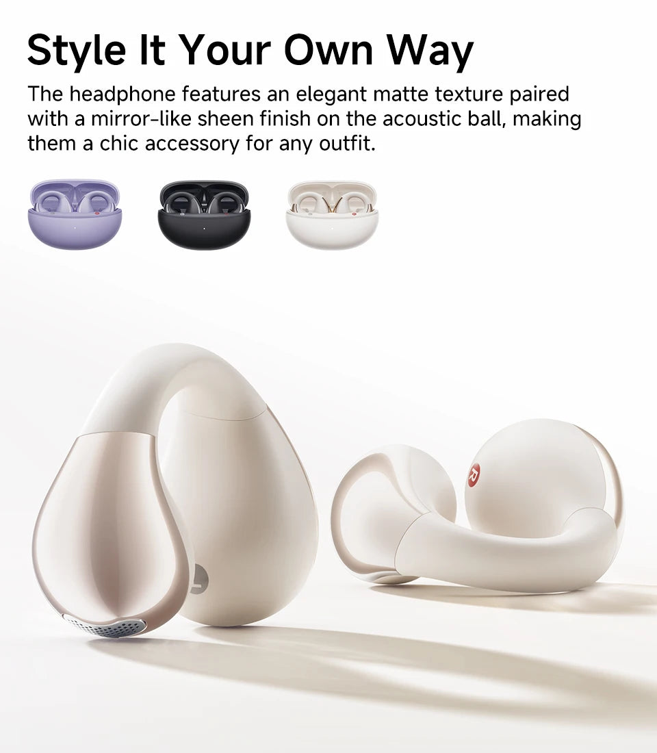 Wireless Ear Clip Earphones: Sport, Open-Ear & Dual-Connect