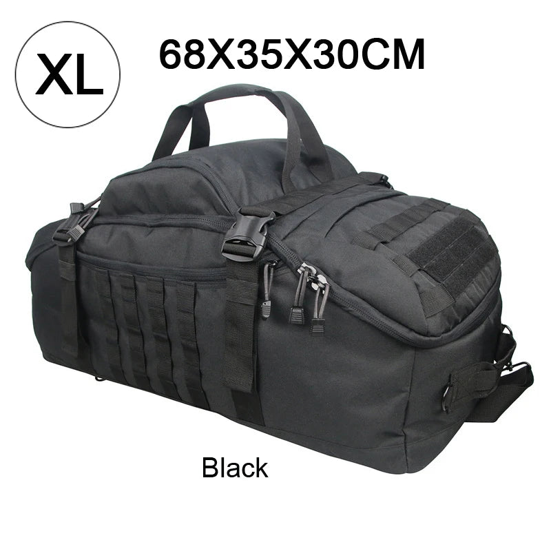 Multi-Size Tactical & Hiking Duffel Backpack (35L-80L)