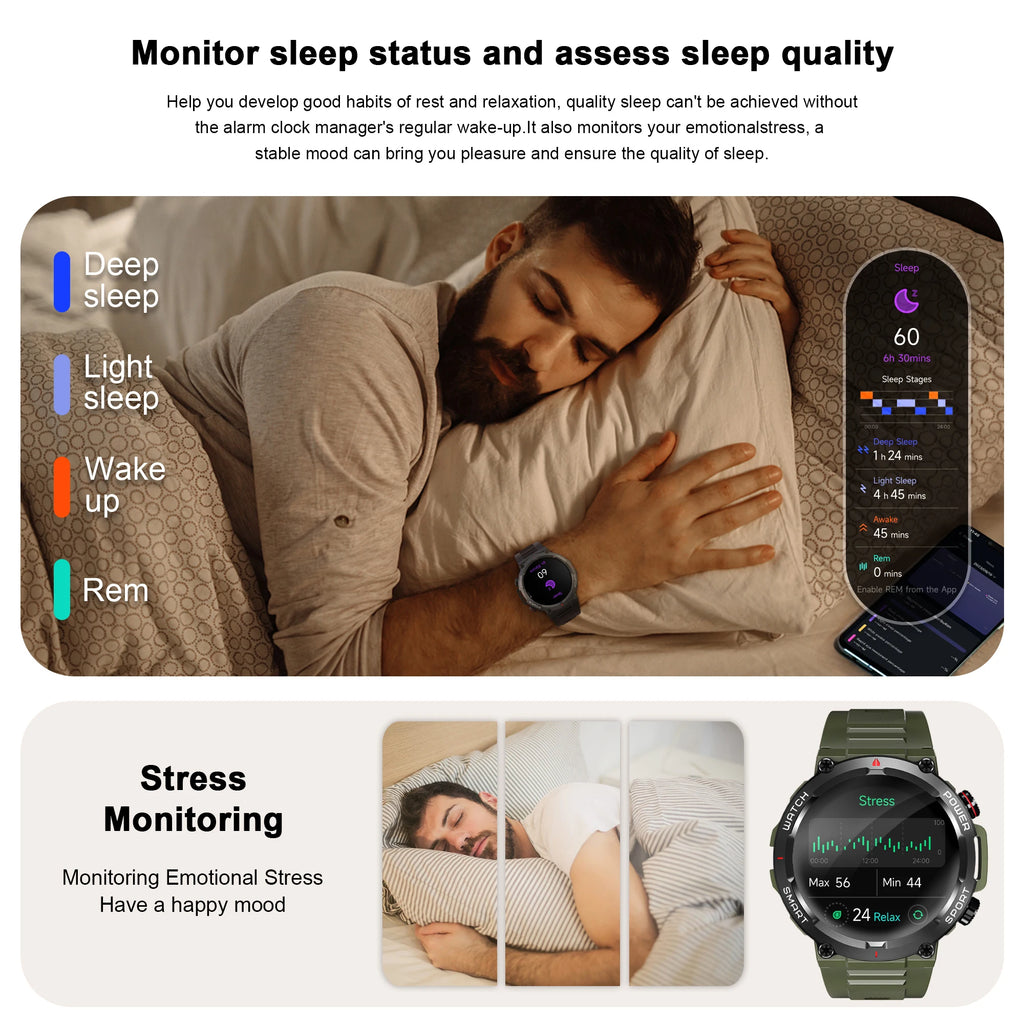 HD Smartwatch for Fitness, Calls & All-Day Wear