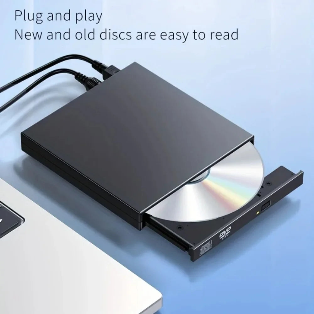 External USB 3.0 CD/DVD Drive for Laptops & Desktops